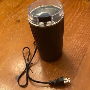 Black Electric Coffee and Spice Grinder